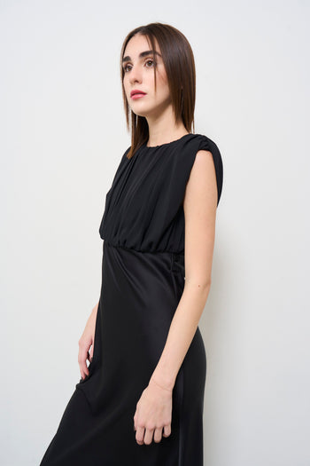 Long black women's dress - 5