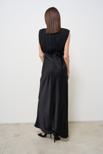 Long black women's dress - 6