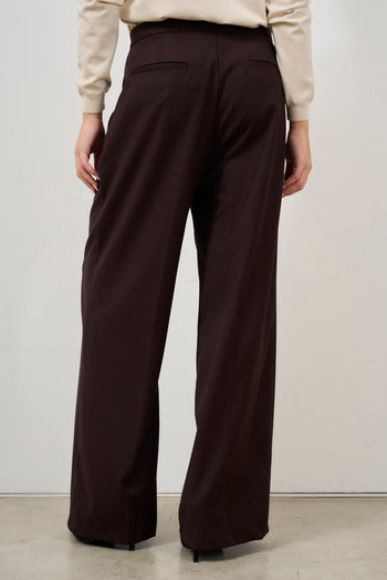 Straight leg trousers with pleats - 5