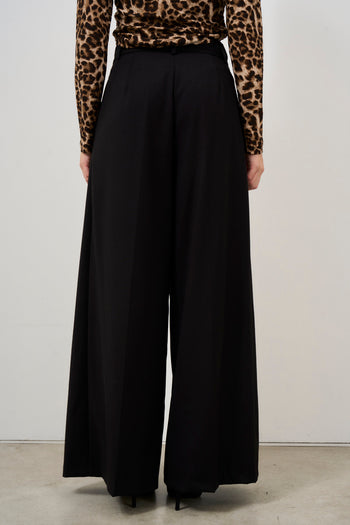 Palazzo trousers with pleats - 4