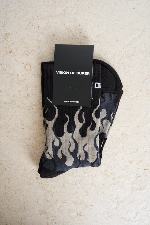 Black and grey men's socks