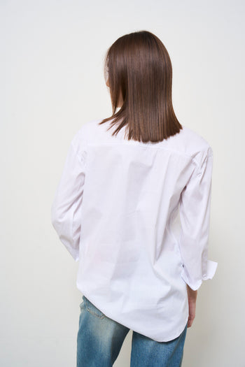 White women's shirt with pins - 5