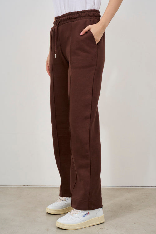 Pantalone donna dritto marrone - 2