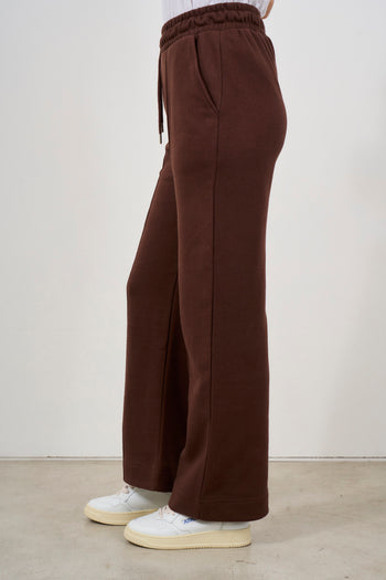 Pantalone donna dritto marrone - 3