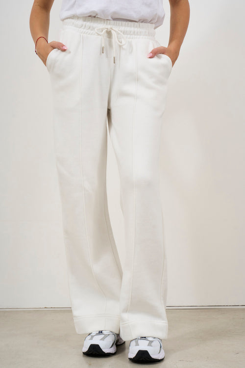 Pantalone donna dritto panna - 1