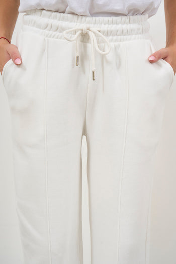 Pantalone donna dritto panna - 7