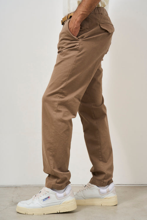 Pantalone uomo baggy in cotone beige - 2