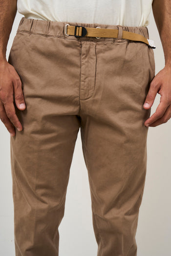 Pantalone uomo baggy in cotone beige - 4