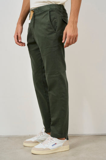 Pantalone uomo baggy in cotone verde - 3