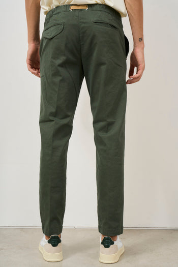 Pantalone uomo baggy in cotone verde - 4