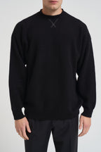 Maglia uomo girocollo nera B9F0037 F04999 AMARANTO 