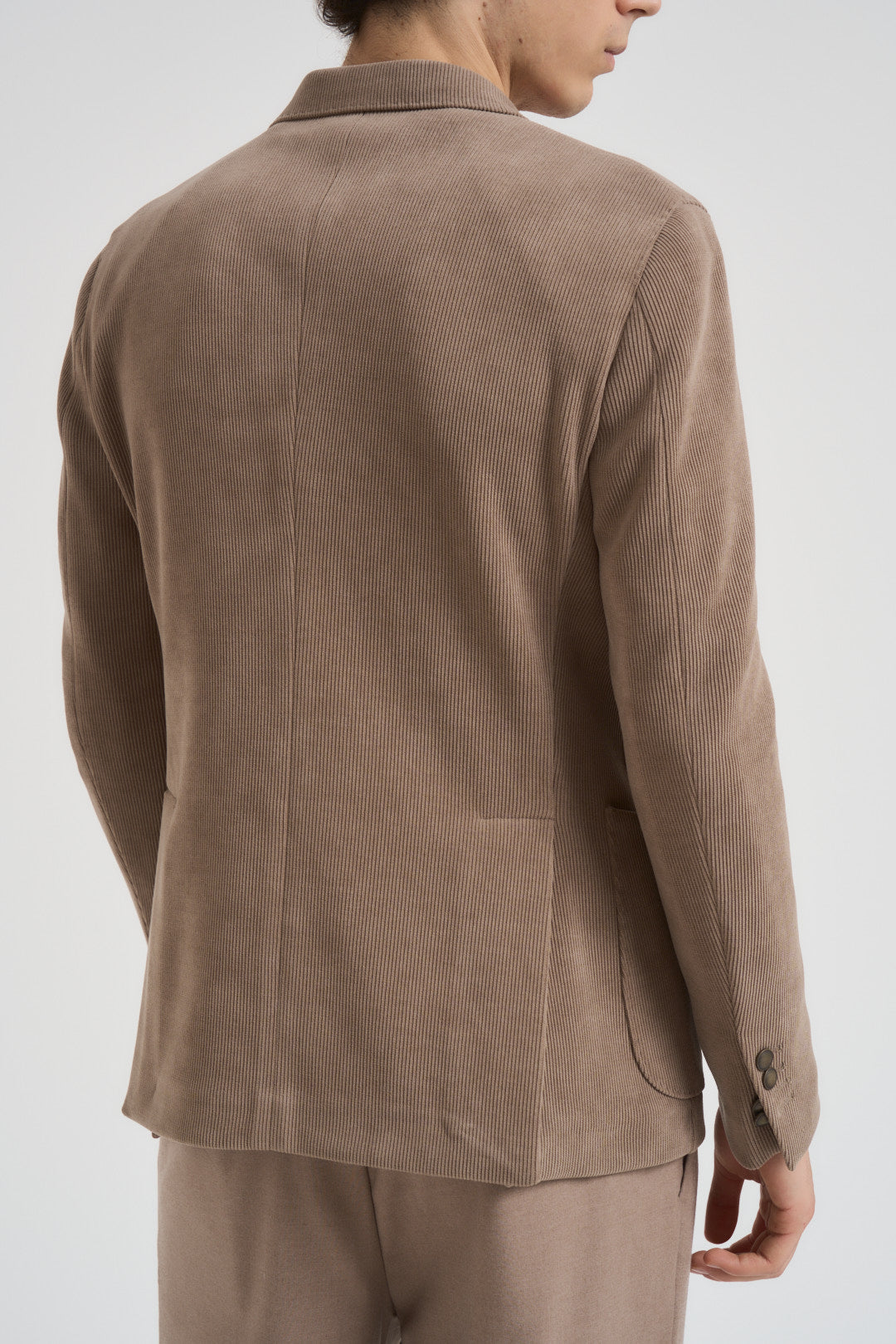 Giacca uomo doppiopetto tortora GKS107 LIPADESERT BHARNABA 
