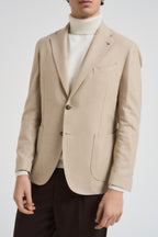 Giacca uomo monopetto beige GKS602 GAPANSABBIA BHARNABA 