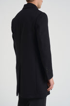 Cappotto uomo doppiopetto nero MCPS126 FOSHANNERO BHARNABA 