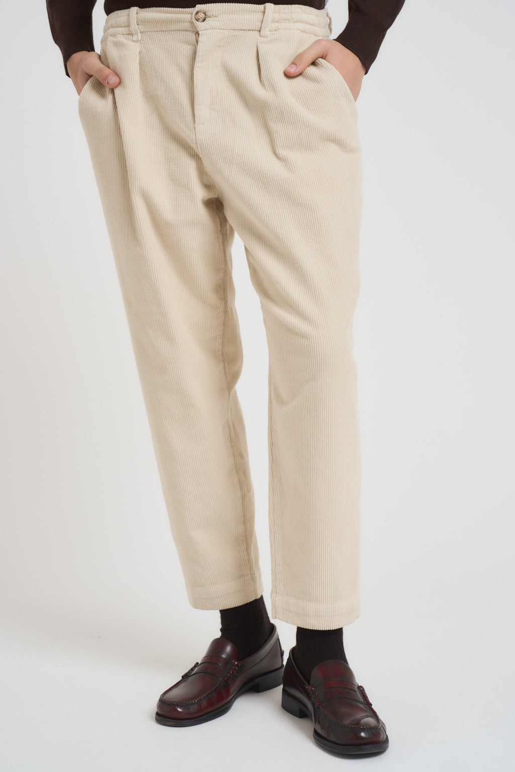 Pantalone uomo chino panna 05BL2580 KASHA BL11 