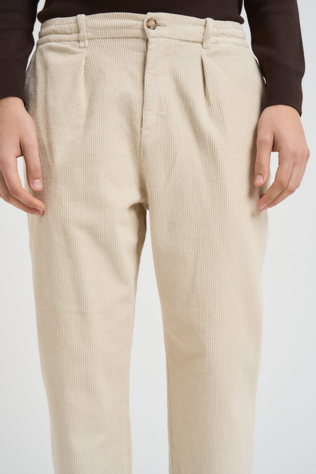 Pantalone uomo chino panna 05BL2580 KASHA BL11 