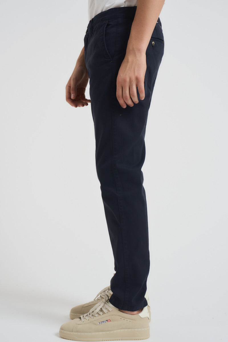 Pantalone uomo regular blu notte 10BL04 BLU BL11 