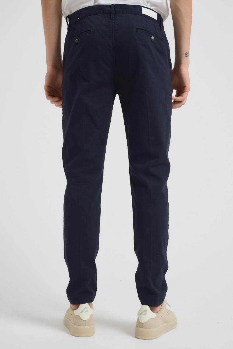 Pantalone uomo regular blu notte 10BL04 BLU BL11 