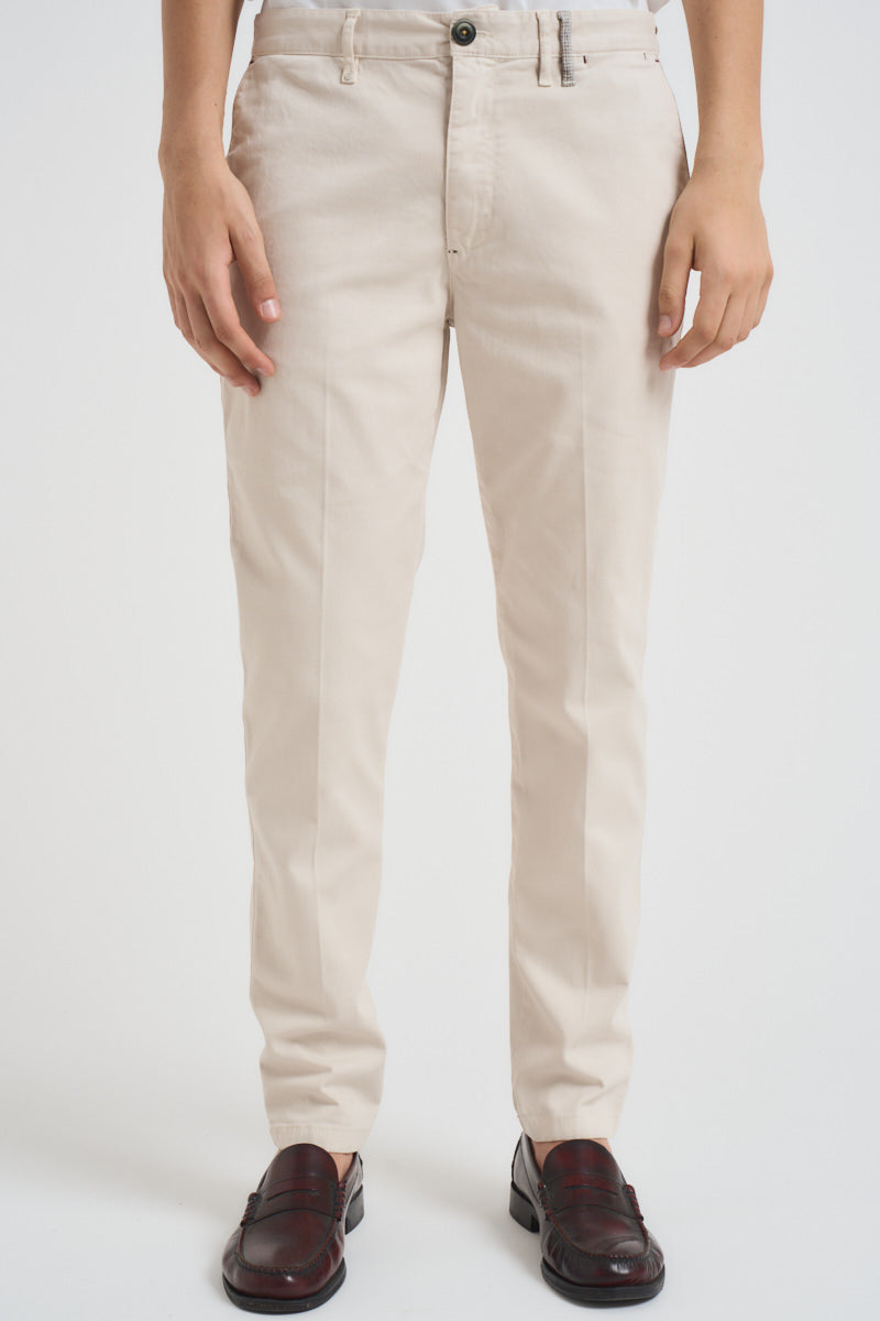 Pantalone uomo regular panna 10BL04 PANNA BL11 