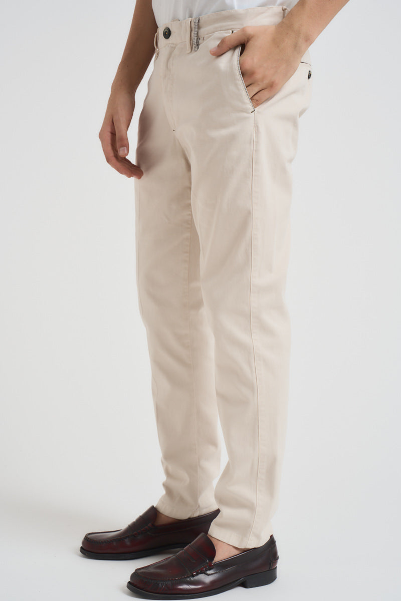 Pantalone uomo regular panna 10BL04 PANNA BL11 