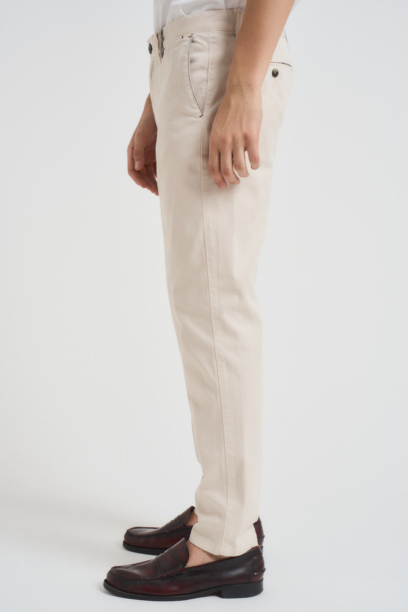 Pantalone uomo regular panna 10BL04 PANNA BL11 