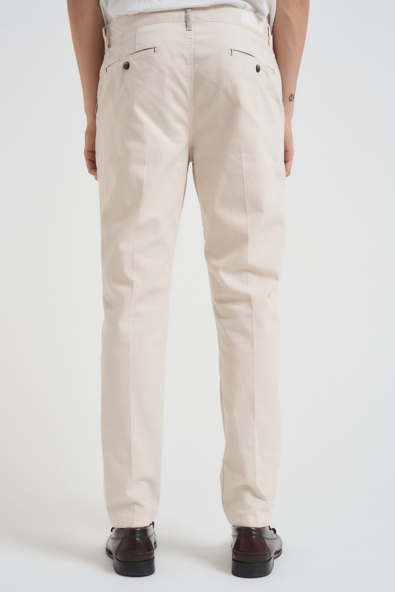 Pantalone uomo regular panna 10BL04 PANNA BL11 
