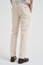 Pantalone uomo regular panna 10BL04 PANNA BL11 
