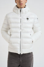 Piumino uomo trapuntato bianco 25WBLUC02079 100 BLAUER 