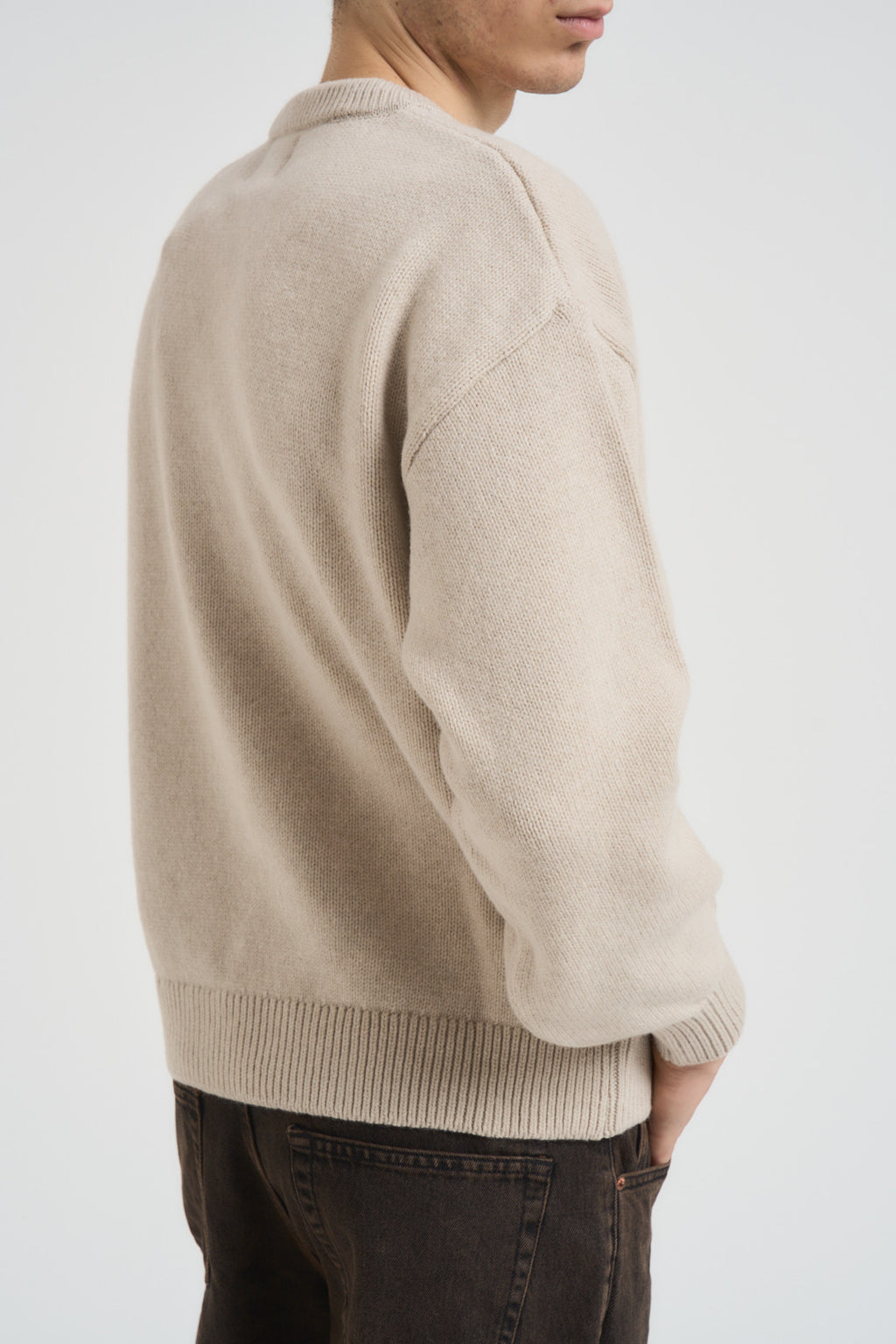 Maglia uomo beige girocollo CS5088 IVORY WHITE COLORFUL STANDARD 