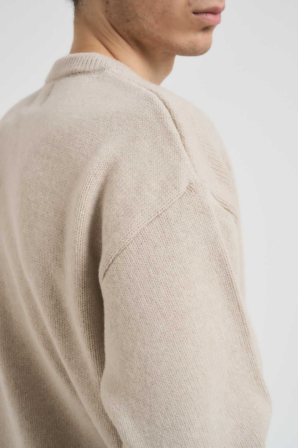 Maglia uomo beige girocollo CS5088 IVORY WHITE COLORFUL STANDARD 
