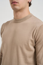 Maglia uomo girocollo beige 97060 SPAGO DIKTAT 