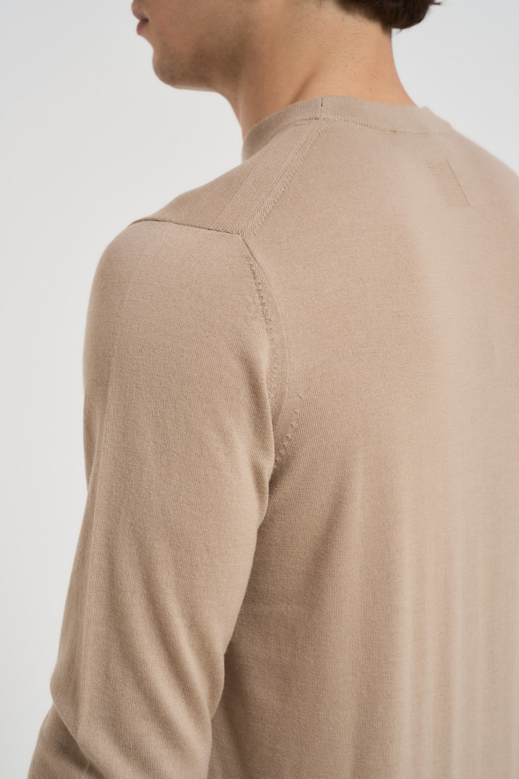 Maglia uomo girocollo beige 97060 SPAGO DIKTAT 