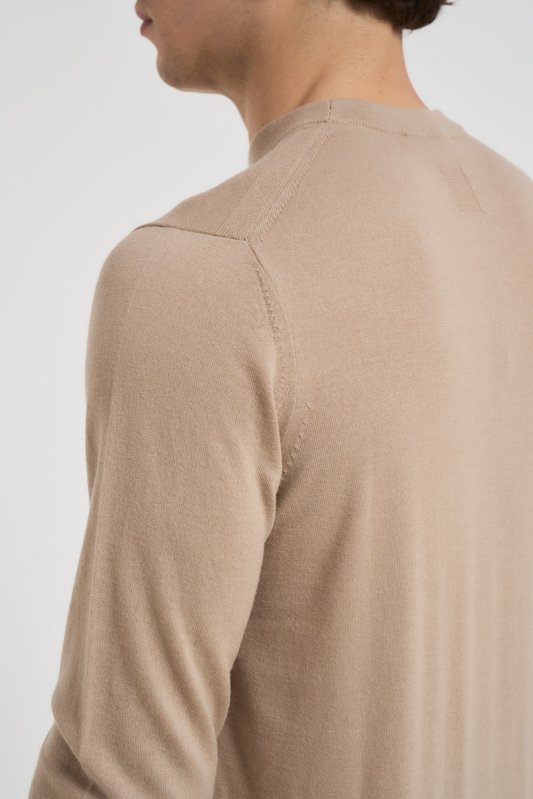 Maglia uomo girocollo beige 97060 SPAGO DIKTAT 