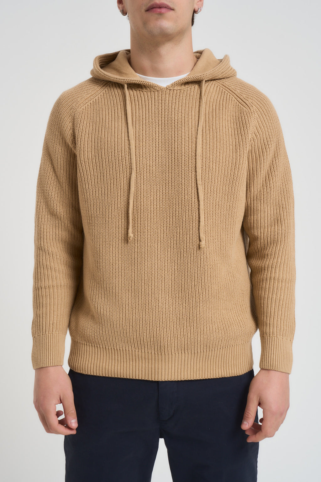 Felpa uomo in maglia cammello M8857130U2 CAMMELLO IMPERIAL 