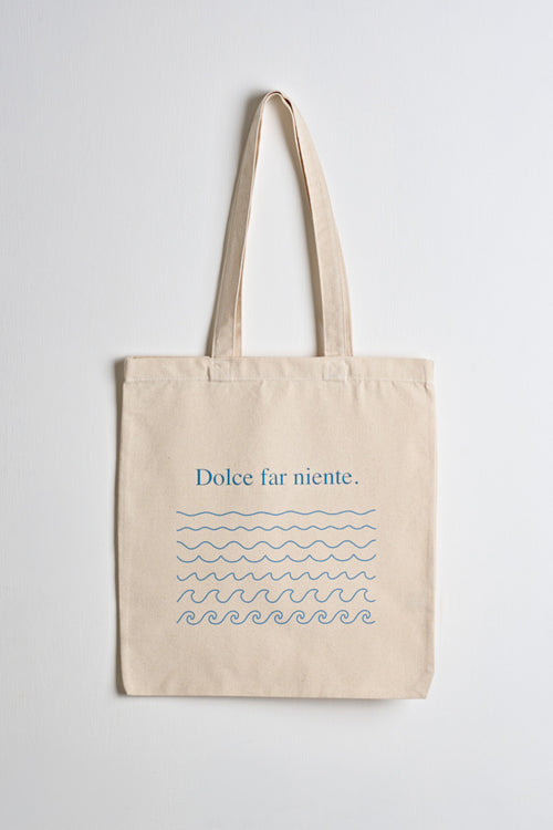 Tote bag donna Dolce Far Niente ecru - 1
