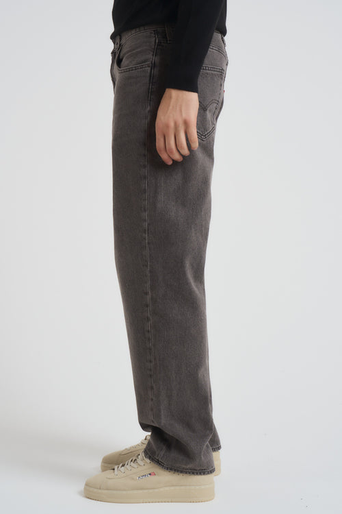 Jeans uomo 568 in denim grigio - 2
