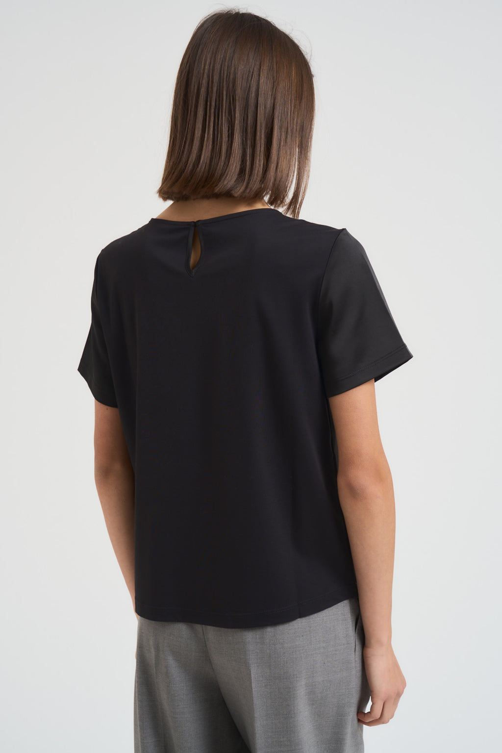Blusa donna girocollo nera GILBERT 13066003 MAX MARA WEEKEND 