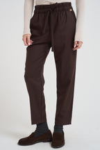 Pantalone donna dritto marrone M38F1058 MORO SOUVENIR CLUBBING 