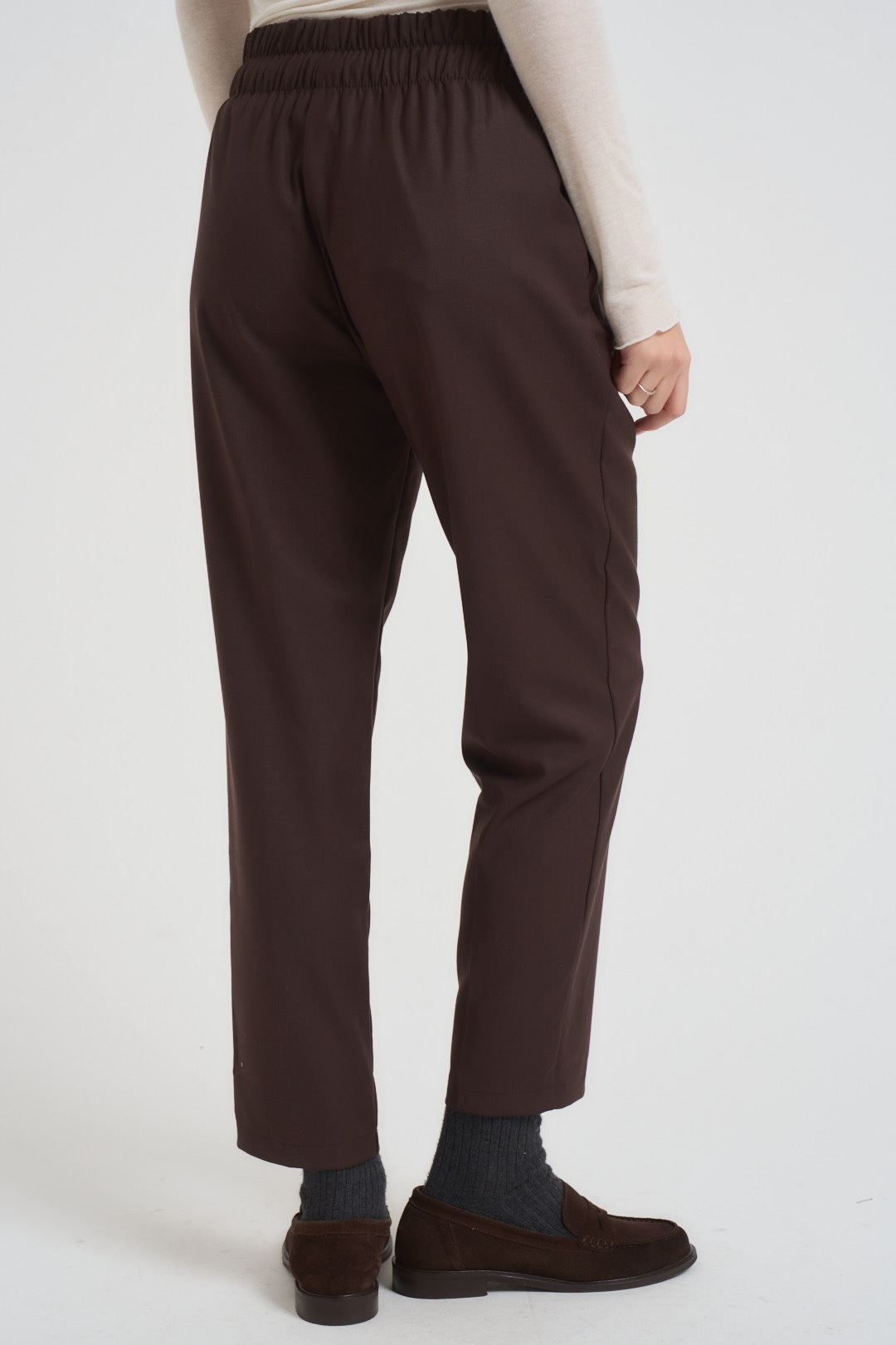 Pantalone donna dritto marrone M38F1058 MORO SOUVENIR CLUBBING 