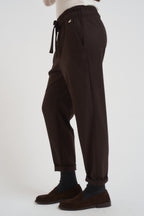 Pantalone donna regular marrone M38F1386 MORO SOUVENIR CLUBBING 
