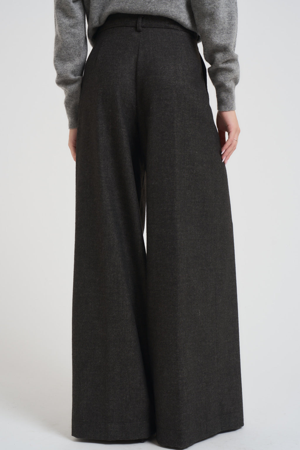 Pantalone donna a palazzo antracite W38S0250 ANTRACITE SOUVENIR CLUBBING 