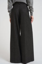 Pantalone donna a palazzo antracite W38S0250 ANTRACITE SOUVENIR CLUBBING 