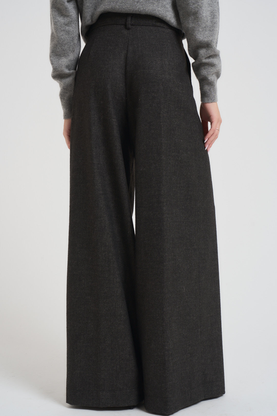 Pantalone donna a palazzo antracite W38S0250 ANTRACITE SOUVENIR CLUBBING 