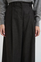 Pantalone donna a palazzo antracite W38S0250 ANTRACITE SOUVENIR CLUBBING 