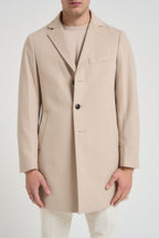 Cappotto uomo monopetto beige CP63 BEIGE SEINSE 