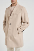 Cappotto uomo monopetto beige CP63 BEIGE SEINSE 