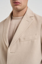 Cappotto uomo monopetto beige CP63 BEIGE SEINSE 