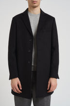 Cappotto uomo monopetto nero CP63 NERO SEINSE 