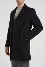 Cappotto uomo monopetto nero CP63 NERO SEINSE 
