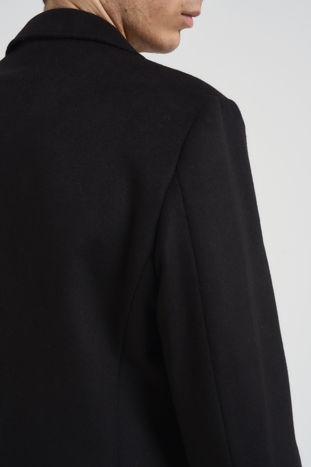 Cappotto uomo monopetto nero CP63 NERO SEINSE 
